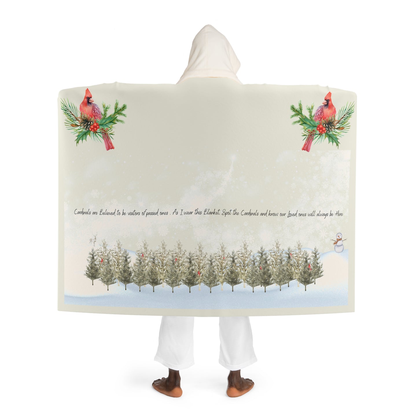 Hooded Sherpa Fleece Blanket Cardinal meaning