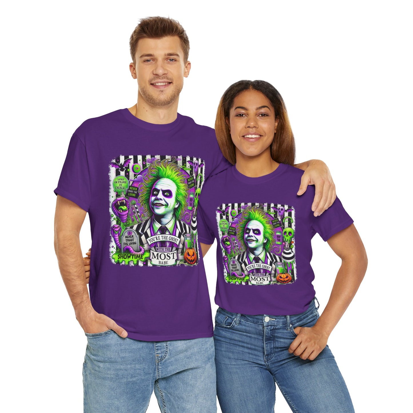 Unisex Heavy Cotton BEETLEJUICE HALLOWEEN Tee