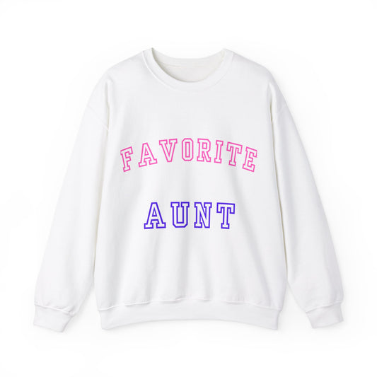 ''FAVORITE AUNT'' Crewneck