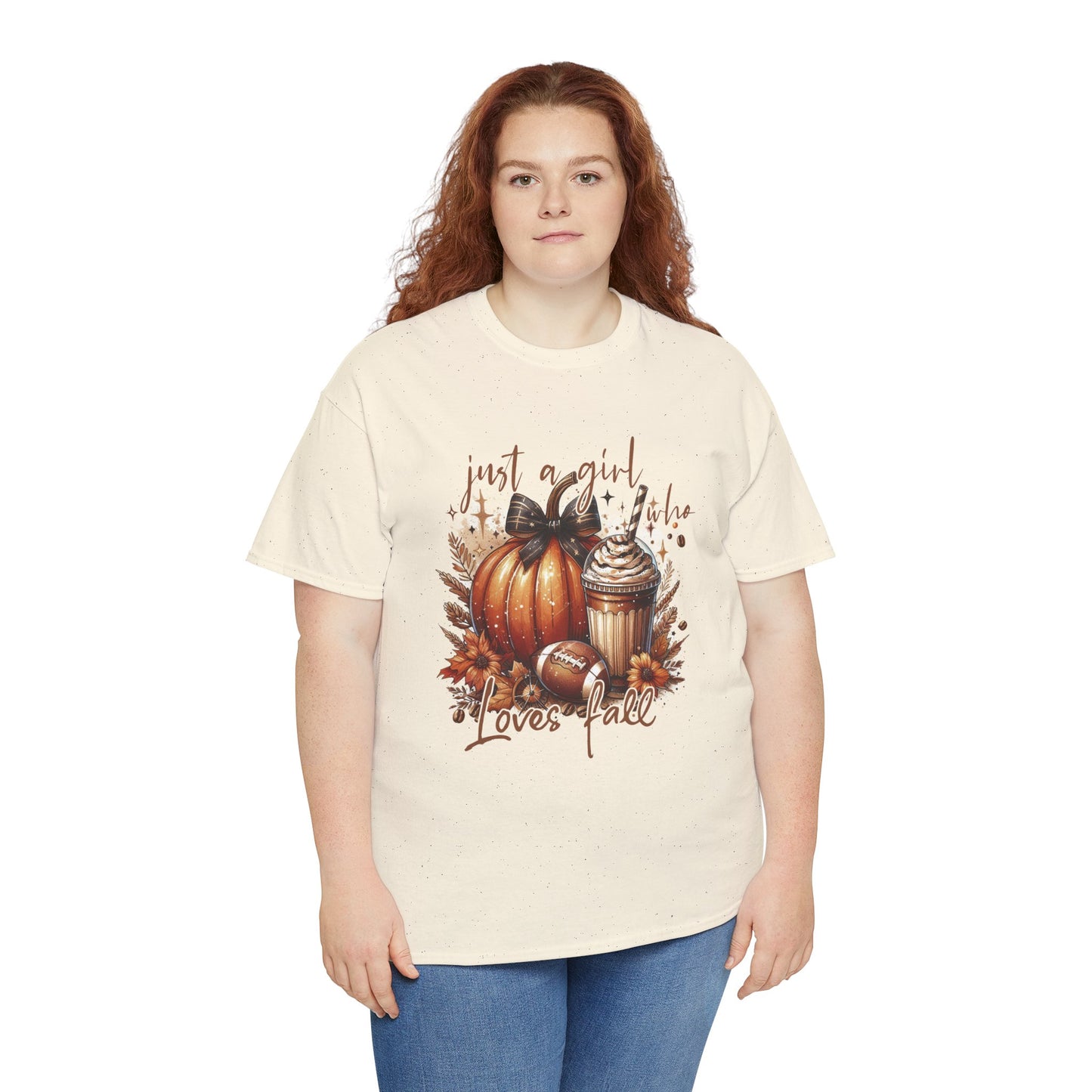 Heavy Cotton ''JUST A GIRL WHO LOVES FALL '' Tee