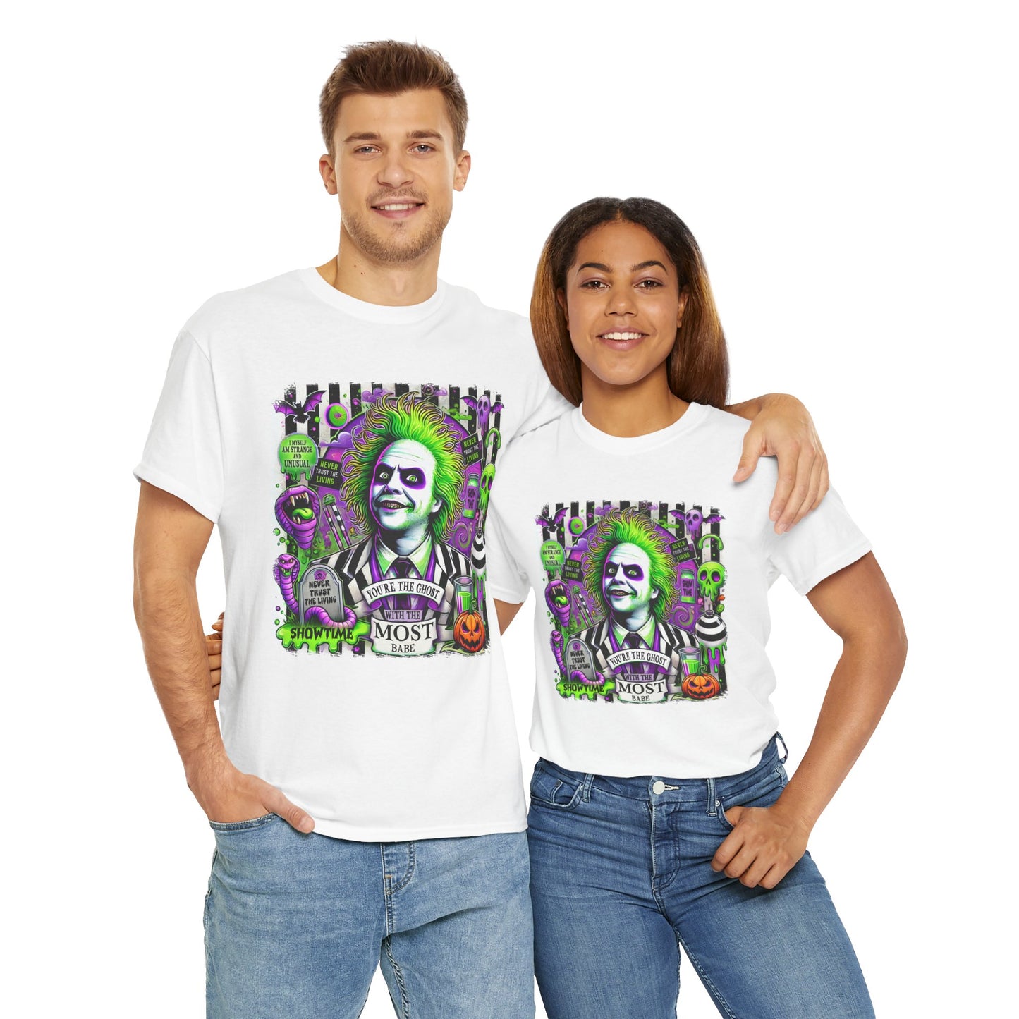 Unisex Heavy Cotton BEETLEJUICE HALLOWEEN Tee