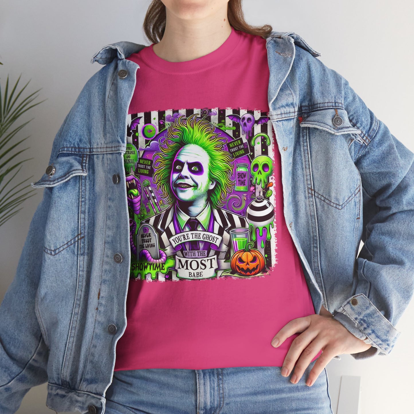 Unisex Heavy Cotton BEETLEJUICE HALLOWEEN Tee