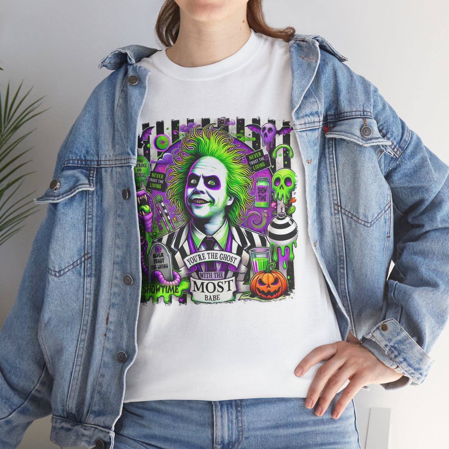 Unisex Heavy Cotton BEETLEJUICE HALLOWEEN Tee