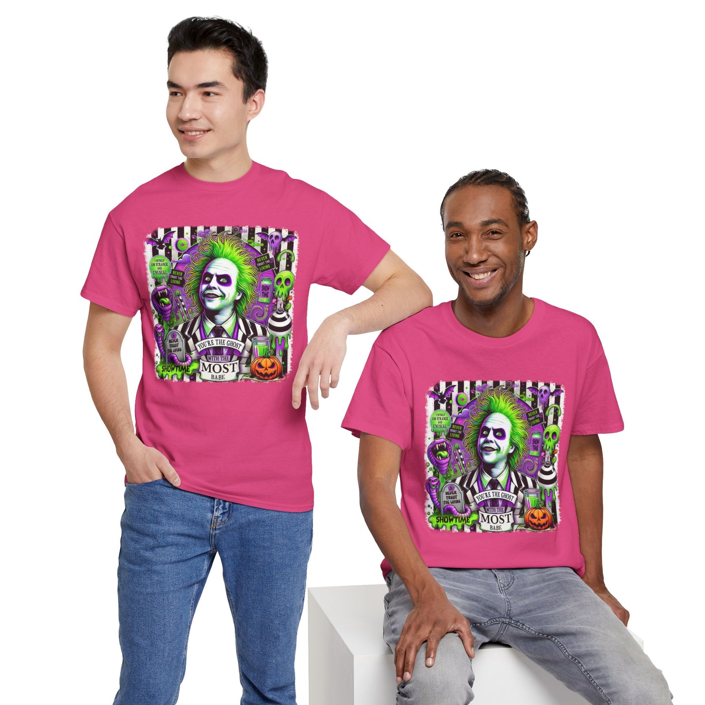 Unisex Heavy Cotton BEETLEJUICE HALLOWEEN Tee