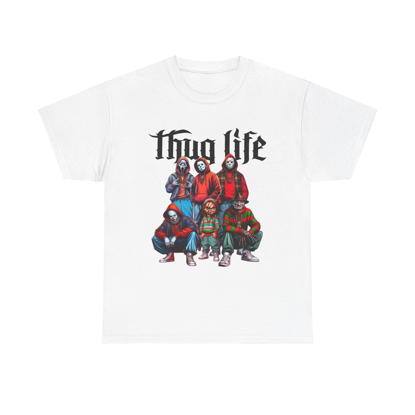 Unisex Heavy Cotton Halloween Tee - Thug Life