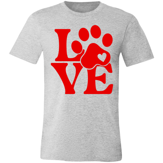 Love Dog Paw T-shirt