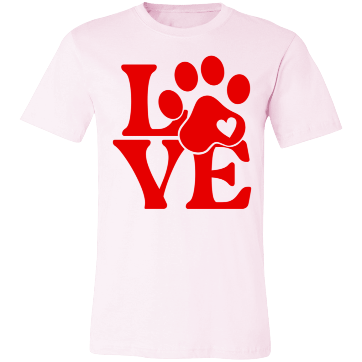 Love Dog Paw T-shirt