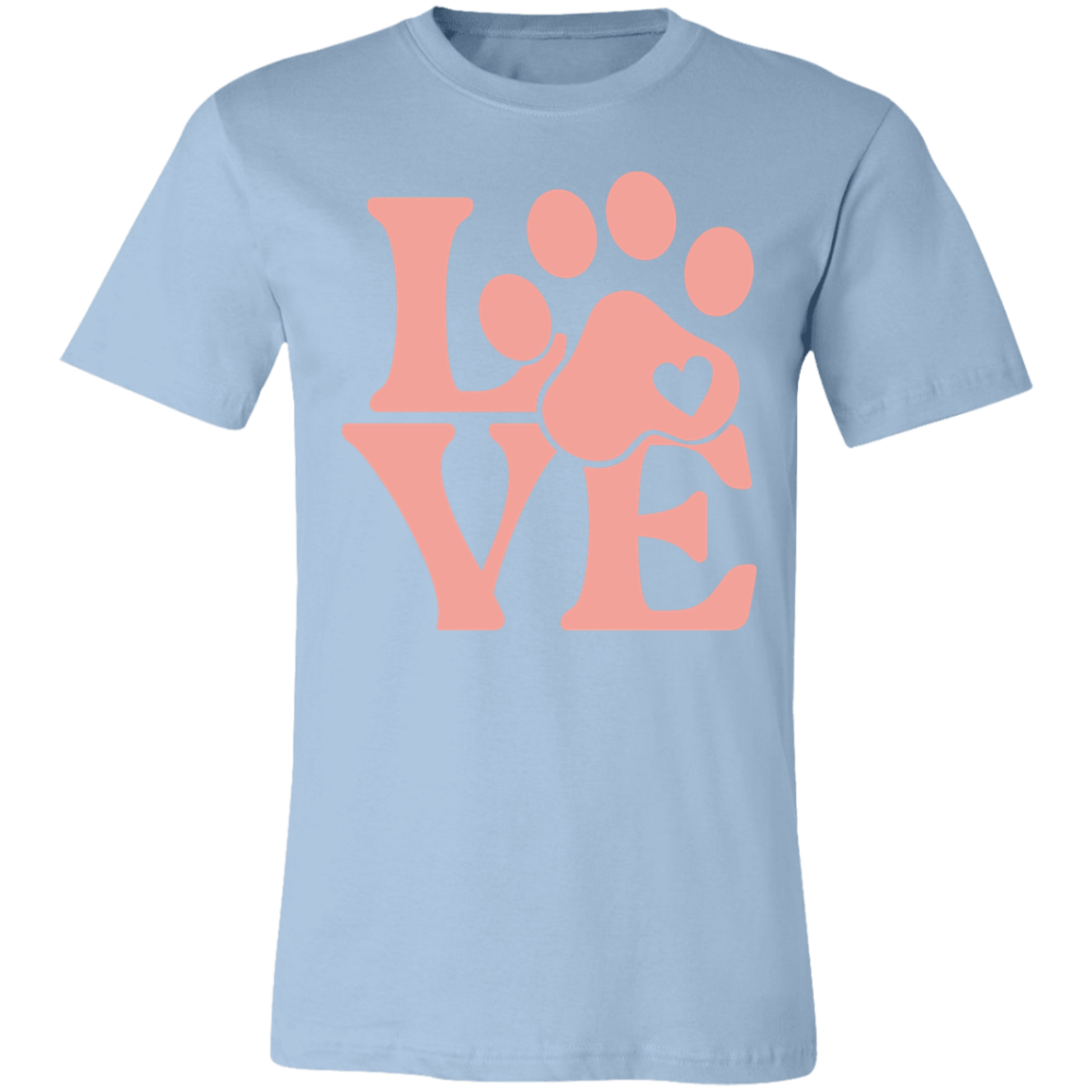 Love Dog Paw T- Shirt