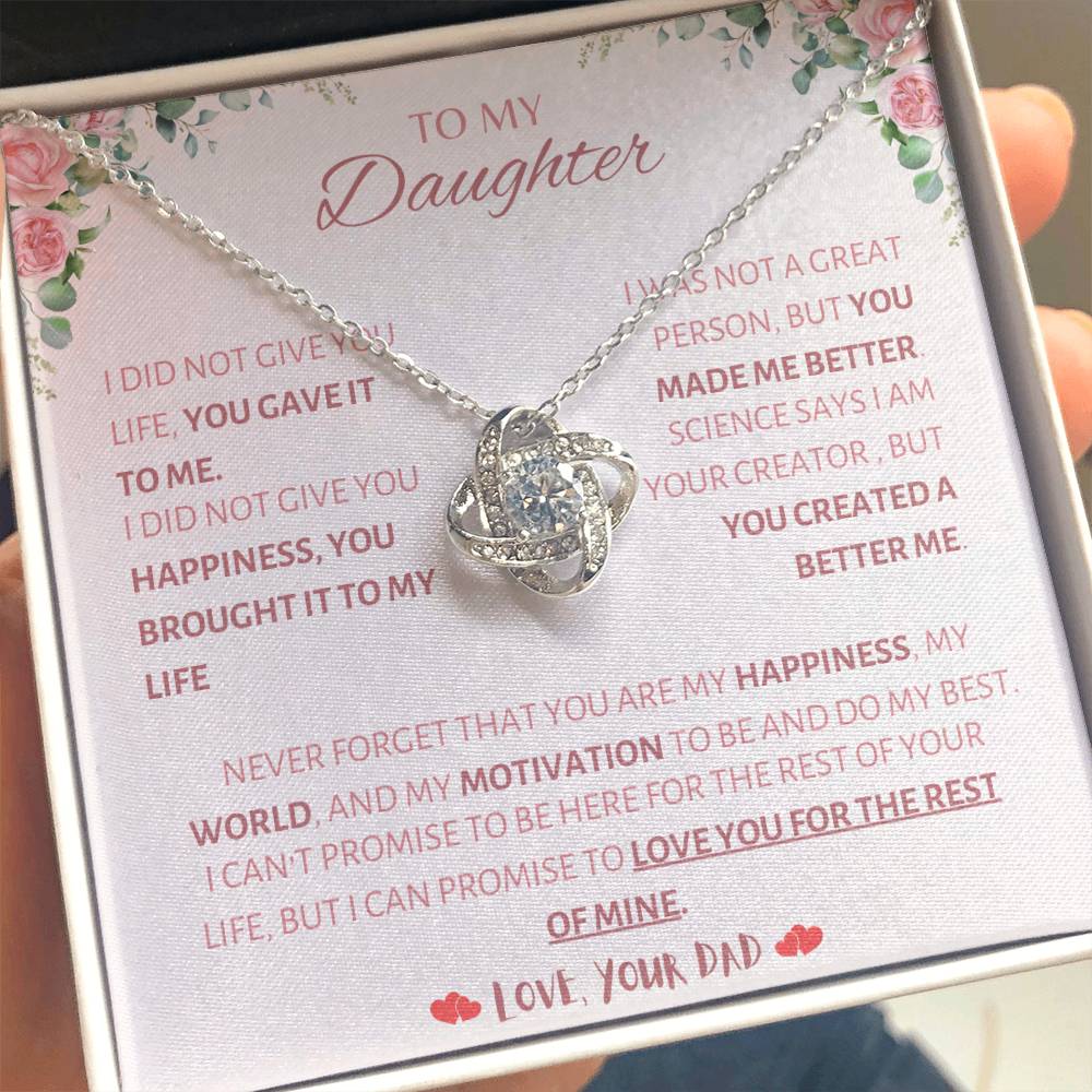 TO MY DAUGHTER- FROM DAD