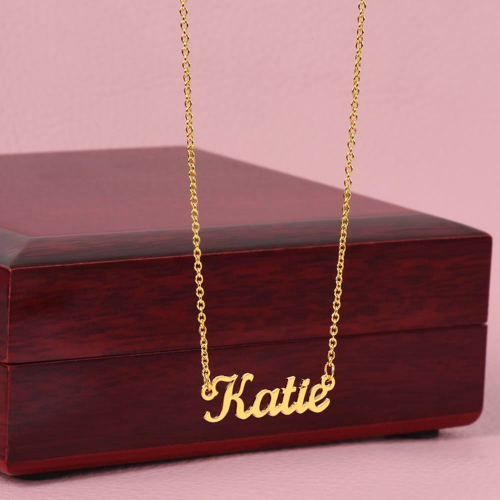 To My Daughter- Name Necklace