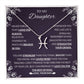 TO MY DAUGHTER ZODIAC NECKLACE