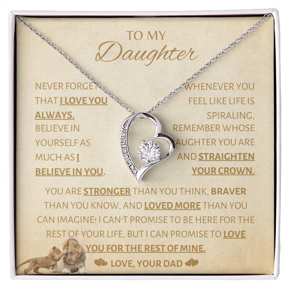 to my daughter from dad