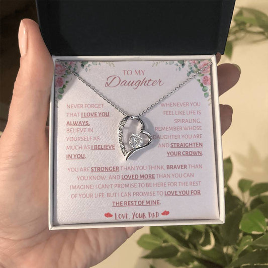 TO MY DAUGHTER (FOREVER LOVE NECKLACE)