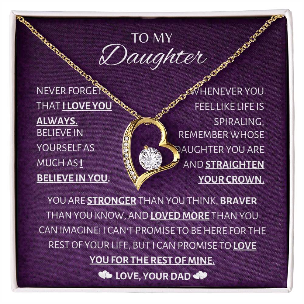 to my daughter - from dad