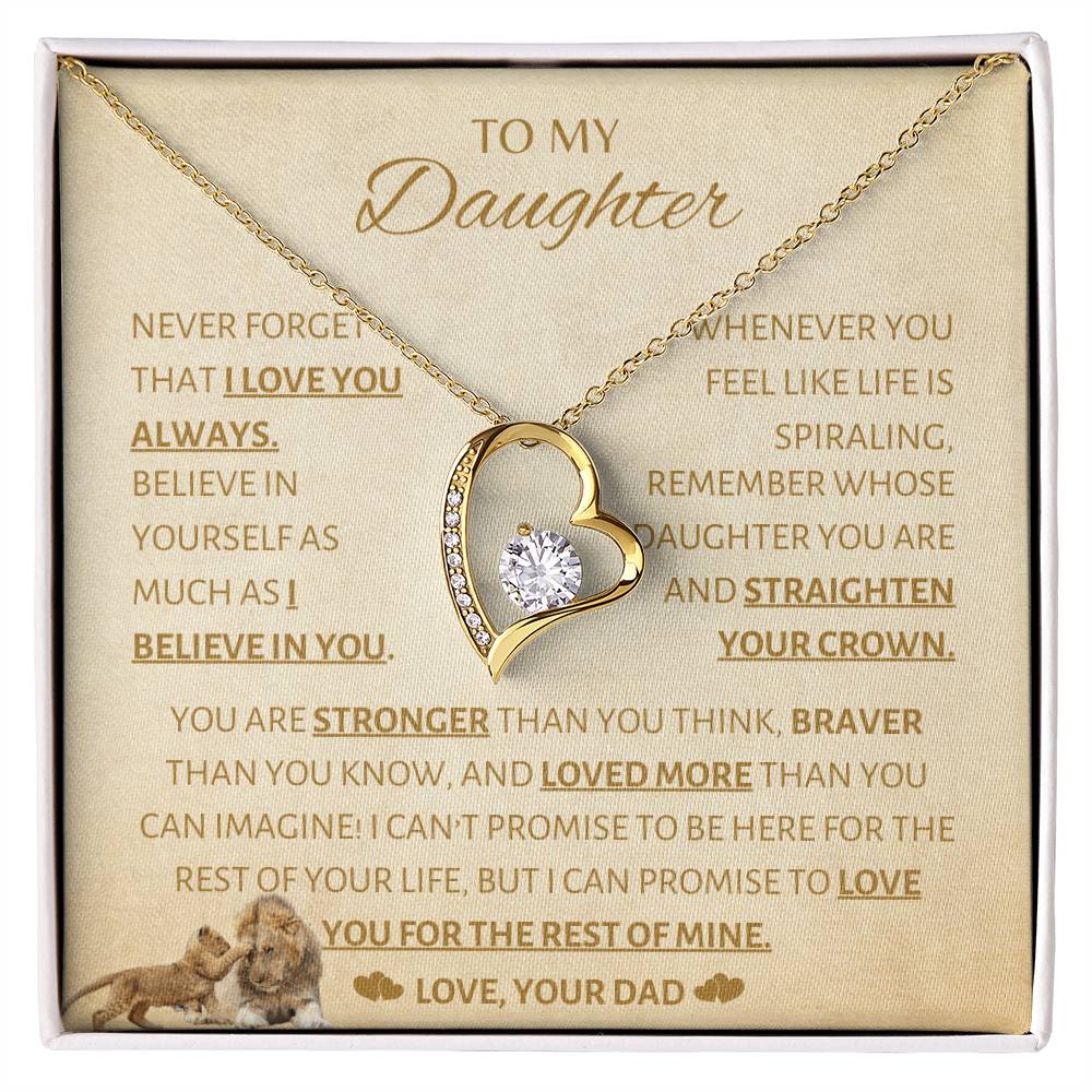 to my daughter from dad